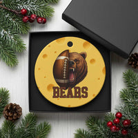 Fear The Bear Football Ceramic Ornament Game Day Sports Fan Gift - Wonder Print Shop