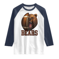 Fear The Bear Football Raglan Shirt Game Day Sports Fan Gift - Wonder Print Shop