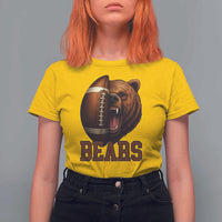 Fear The Bear Football T Shirt For Women Game Day Sports Fan Gift - Wonder Print Shop