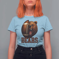 Fear The Bear Football T Shirt For Women Game Day Sports Fan Gift - Wonder Print Shop
