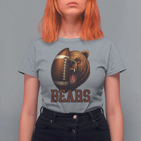Fear The Bear Football T Shirt For Women Game Day Sports Fan Gift - Wonder Print Shop