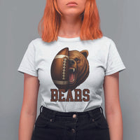 Fear The Bear Football T Shirt For Women Game Day Sports Fan Gift - Wonder Print Shop