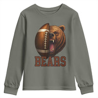 Fear The Bear Football Youth Sweatshirt Game Day Sports Fan Gift - Wonder Print Shop