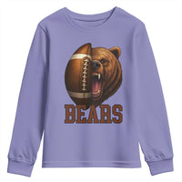 Fear The Bear Football Youth Sweatshirt Game Day Sports Fan Gift - Wonder Print Shop