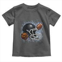Game Day Sports Fan Gift Toddler T Shirt Lightning Bear Helmet - Wonder Print Shop