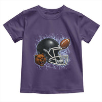 Game Day Sports Fan Gift Toddler T Shirt Lightning Bear Helmet - Wonder Print Shop