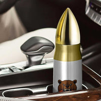 Football Player Gift Bullet Tumbler Fierce Bear Biting Ball - Wonder Print Shop