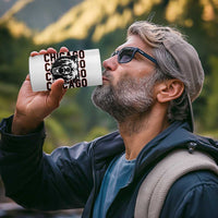 Game Day Football Fan Gift 4 in 1 Can Cooler Tumbler Chicago With Bear - Wonder Print Shop