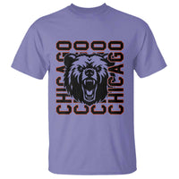 Game Day Football Fan Gift T Shirt Chicago With Bear - Wonder Print Shop