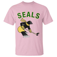 Funny Seal Ice Hockey Player T Shirt Winter Sports Gift - Wonder Print Shop