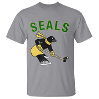Funny Seal Ice Hockey Player T Shirt Winter Sports Gift - Wonder Print Shop