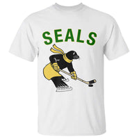 Funny Seal Ice Hockey Player T Shirt Winter Sports Gift - Wonder Print Shop