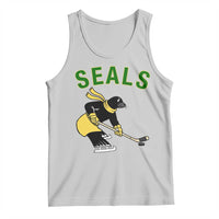 Funny Seal Ice Hockey Player Tank Top Winter Sports Gift - Wonder Print Shop