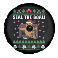 Funny Seal The Goal Spare Tire Cover Goalie Ice Hockey Player Gift - Wonder Print Shop