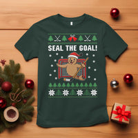 Funny Seal The Goal T Shirt Goalie Ice Hockey Player Gift - Wonder Print Shop