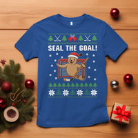 Funny Seal The Goal T Shirt Goalie Ice Hockey Player Gift - Wonder Print Shop