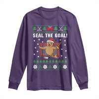 Funny Seal The Goal Long Sleeve Shirt Goalie Ice Hockey Player Gift - Wonder Print Shop