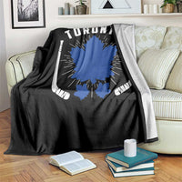 Toronto Ice Hockey Lover Throw Blanket Vintage Canada Gift - Wonder Print Shop