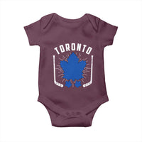 Toronto Ice Hockey Lover Baby Onesie Vintage Canada Gift - Wonder Print Shop