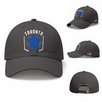 Toronto Ice Hockey Lover Baseball Cap Vintage Canada Gift
