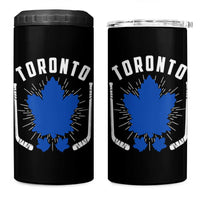 Toronto Ice Hockey Lover 4 in 1 Can Cooler Tumbler Vintage Canada Gift - Wonder Print Shop