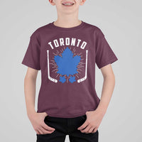 Toronto Ice Hockey Lover T Shirt For Kid Vintage Canada Gift - Wonder Print Shop