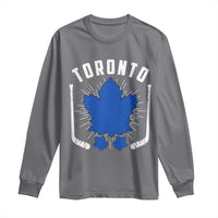 Toronto Ice Hockey Lover Long Sleeve Shirt Vintage Canada Gift - Wonder Print Shop
