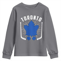 Toronto Ice Hockey Lover Youth Sweatshirt Vintage Canada Gift - Wonder Print Shop