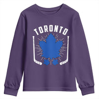 Toronto Ice Hockey Lover Youth Sweatshirt Vintage Canada Gift - Wonder Print Shop