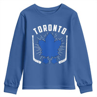 Toronto Ice Hockey Lover Youth Sweatshirt Vintage Canada Gift - Wonder Print Shop