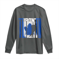 Ice Hockey Torontonian Player Long Sleeve Shirt Toronto Flag Gift - Wonder Print Shop