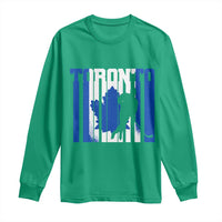 Ice Hockey Torontonian Player Long Sleeve Shirt Toronto Flag Gift - Wonder Print Shop