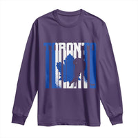 Ice Hockey Torontonian Player Long Sleeve Shirt Toronto Flag Gift - Wonder Print Shop