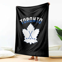 Toronto Ice Hockey Lover Throw Blanket Gift For Torontonian - Wonder Print Shop