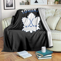 Toronto Ice Hockey Lover Throw Blanket Gift For Torontonian - Wonder Print Shop