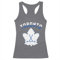 Toronto Ice Hockey Lover Racerback Tank Top Gift For Torontonian - Wonder Print Shop