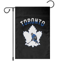 Toronto Ice Hockey Player Garden Flag Canadian Winter Sport - Wonder Print Shop