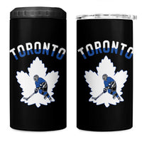 Toronto Ice Hockey Player 4 in 1 Can Cooler Tumbler Canadian Winter Sport - Wonder Print Shop