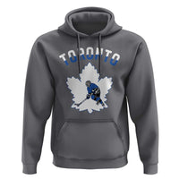 Toronto Ice Hockey Player Hoodie Canadian Winter Sport - Wonder Print Shop