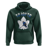 Toronto Ice Hockey Player Hoodie Canadian Winter Sport - Wonder Print Shop