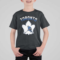 Toronto Ice Hockey Player T Shirt For Kid Canadian Winter Sport - Wonder Print Shop