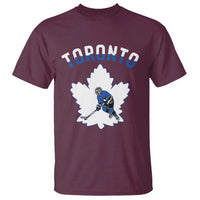 Toronto Ice Hockey Player T Shirt Canadian Winter Sport - Wonder Print Shop