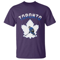 Toronto Ice Hockey Player T Shirt Canadian Winter Sport - Wonder Print Shop