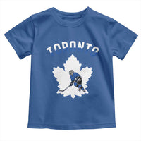 Toronto Ice Hockey Player Toddler T Shirt Canadian Winter Sport - Wonder Print Shop