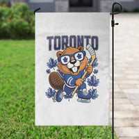 Toronto Ice Hockey Beaver Garden Flag Canadian Pride Gift - Wonder Print Shop