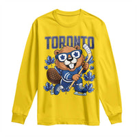 Toronto Ice Hockey Beaver Long Sleeve Shirt Canadian Pride Gift - Wonder Print Shop