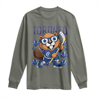 Toronto Ice Hockey Beaver Long Sleeve Shirt Canadian Pride Gift - Wonder Print Shop