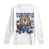 Toronto Ice Hockey Beaver Long Sleeve Shirt Canadian Pride Gift - Wonder Print Shop