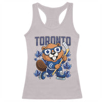 Toronto Ice Hockey Beaver Racerback Tank Top Canadian Pride Gift - Wonder Print Shop