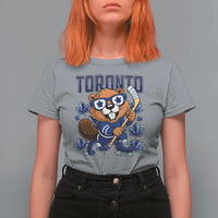 Toronto Ice Hockey Beaver T Shirt For Women Canadian Pride Gift - Wonder Print Shop